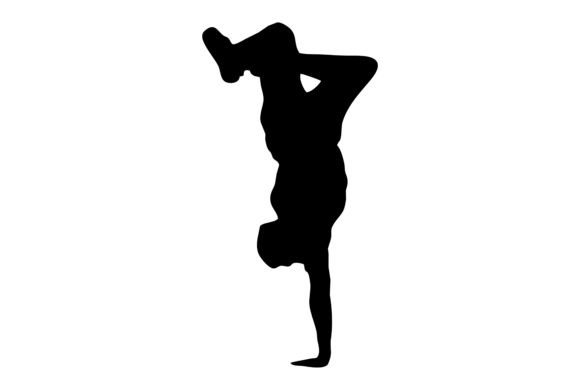 Break Dance Person Design for Your Projects