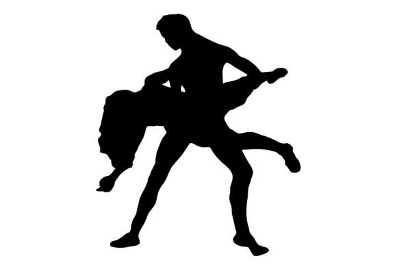 Couple Dancers Silhouette: A Versatile Design for Creatives and Businesses