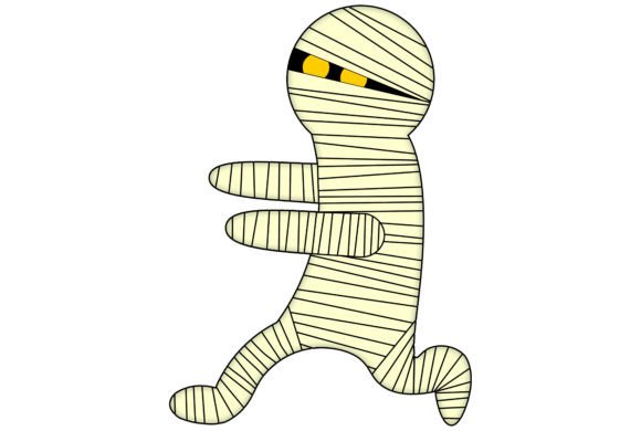 Mummy Halloween Illustration Art