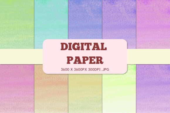 Soft Watercolor Digital Papers: A Versatile Tool for Creative and Professional Projects